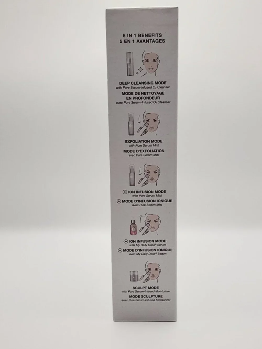 SKIN INC Deepcare Flash Facial Spatula Ultrasonic Pore Blackhead Extractor NIB